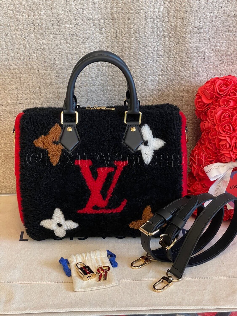 100 Original Louis Vuitton Speedy 25 Bandouliere Teddy Shearing